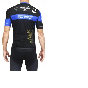 Maillot m/c Team Edition CORRATEC Negro-Azul-Dorado