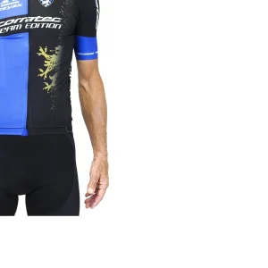 Maillot m/c Team Edition CORRATEC Negro-Azul-Dorado