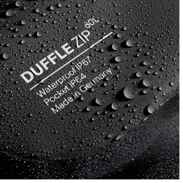 Bolsa Viaje Ortlieb DUFFLE  Zip TS 60L. Tidura Strong Negro