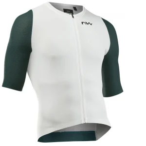 Maillot Northwave manga corta EXTREME EVO Blanco-Petrol