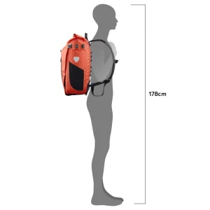 Mochila Ortlieb VARIO QL3.1 Individual sin kit de montaje 26L Rooibos