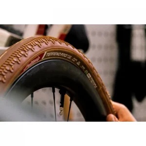 Cubierta Gravel vittoria TERRENO PRO T10 Hardpack 700X45 TLR Hookless Natural-Brown