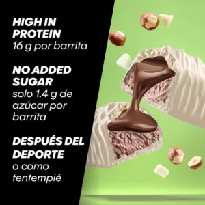 PowerBar Protein Soft Core Chocolate blanco y Avellanas 1u.