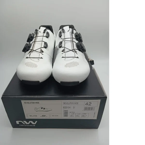 Zapatillas Northwave REVOLUTION WIDE BLANCO-NEGRO