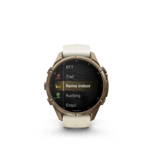 Garmin Fenix 9 Pro – inReach, 43mm Amoled Titanio correa silicona beige/gris
