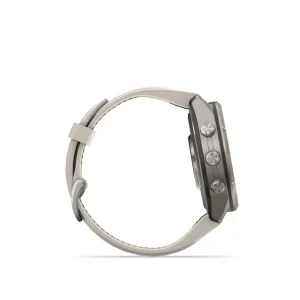 Garmin Fenix 9 Pro – inReach, 43mm Amoled Titanio correa silicona blanco