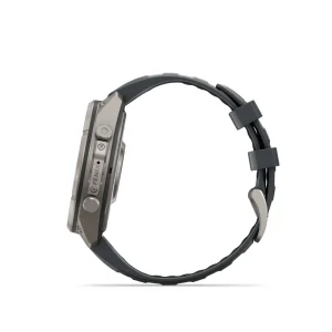 Garmin Fenix 9 Pro – inReach, 47mm Amoled Titanio correa silicona gris