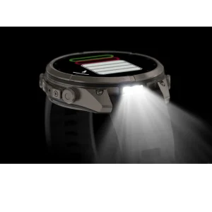 Garmin Fenix 9 Pro – inReach, 47mm Amoled Titanio correa silicona gris