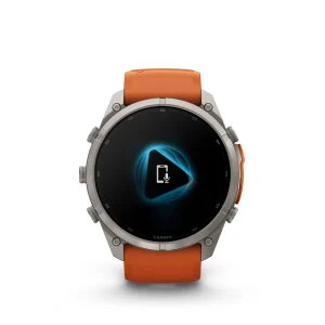 Garmiin Fenix 9 Pro – inReach, 51mm Amoled Titanio correa silicona naranja/naranja claro