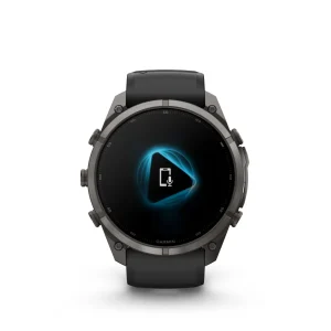 Garmin Fenix 9 Pro – inReach, 51mm Amoled Titanio revesti. de DLC gris carbon correa silicona negro