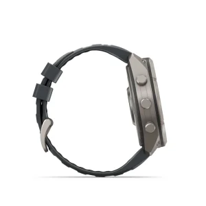 Garmin Fenix 9 Pro – inReach, 51mm Amoled Titanio correa silicona gris
