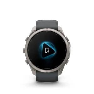 Garmin Fenix 9 Pro – inReach, 51mm Amoled Titanio correa silicona gris