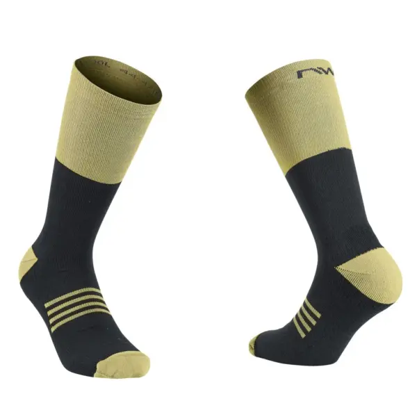 Calcetín Alto Northwave EXTREME PRO Negro-Verde Khaki