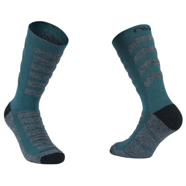Calcetín Alto Northwave HUSKY CERAMIC Verde Petróleo