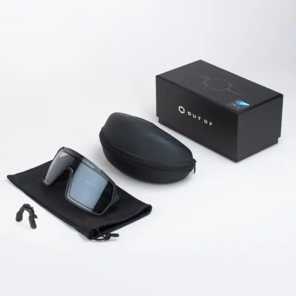 Gafas Deportivas Out Of Bot 3 Adapta Negro Lente IRID Clear