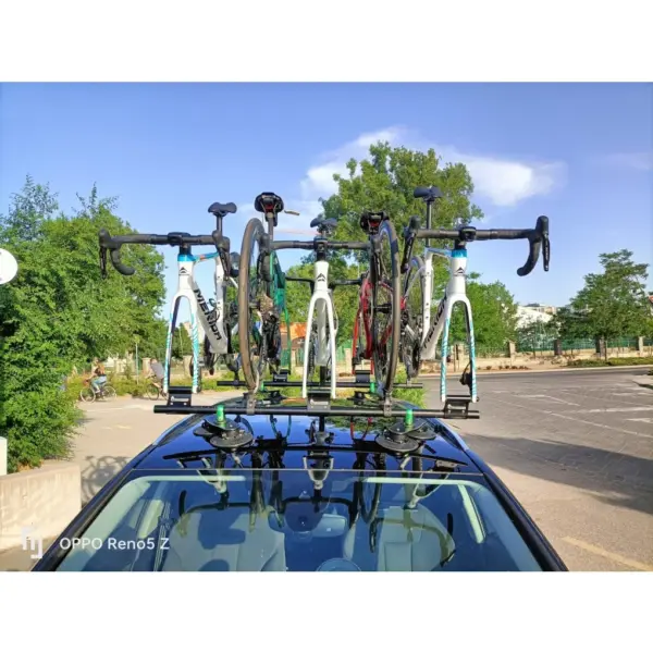 Portabicicletas Treefrog de 8 Ventosas Para 5 bicicletas